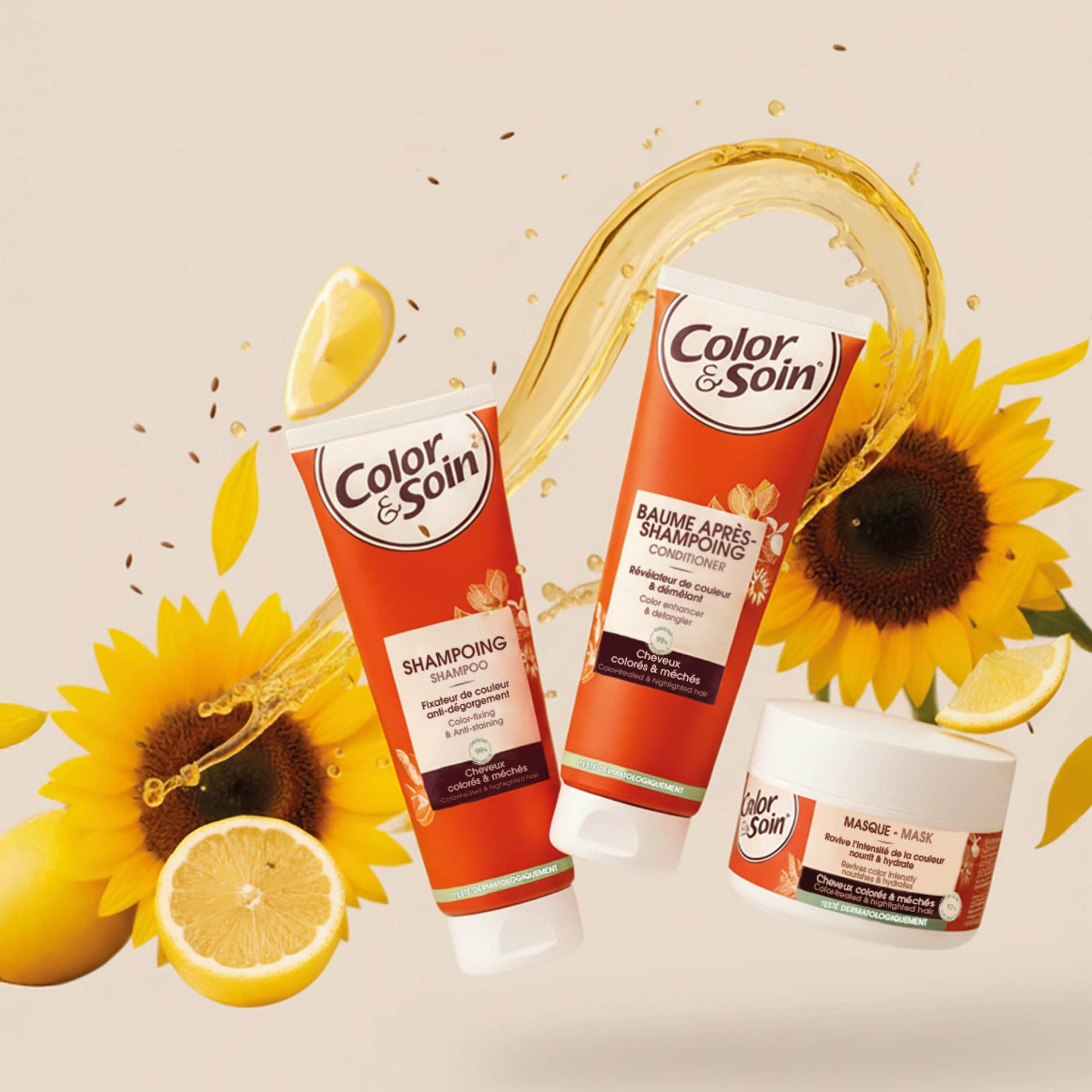 Masque Soin Cheveux Colorés